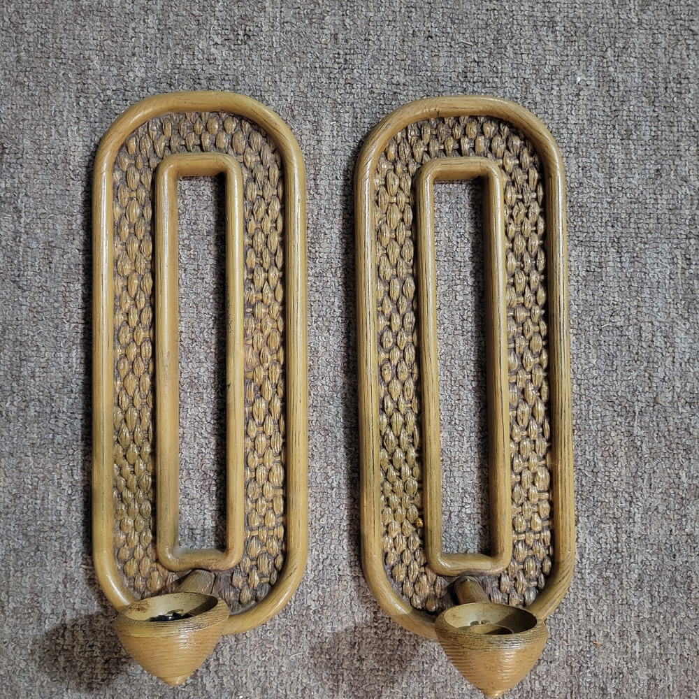 Homco Tan Wall Decor Hooks